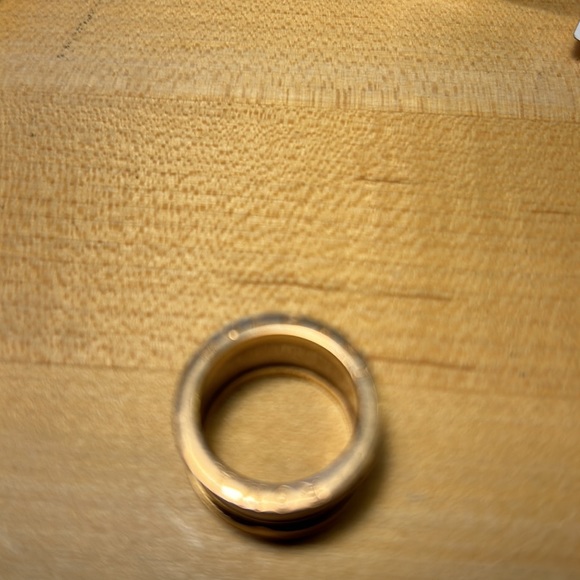 Bulgari rose gold and enamel ring - Picture 7 of 8